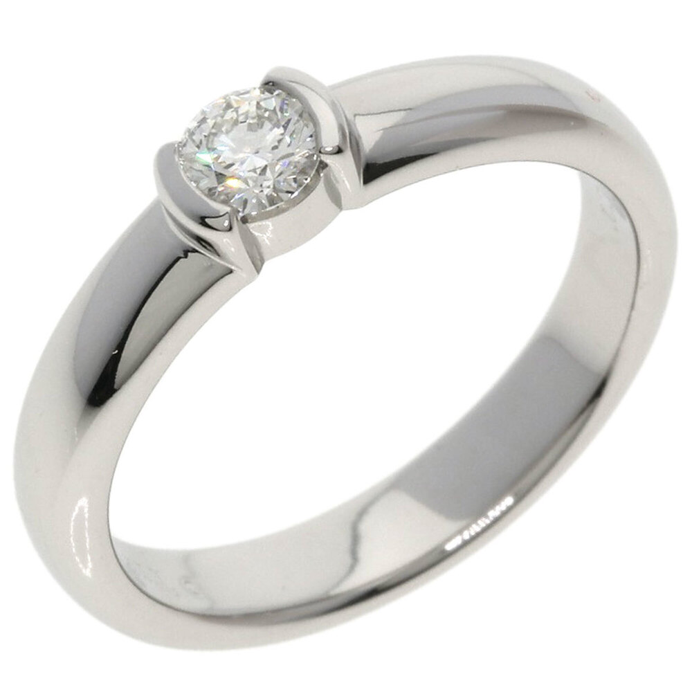 TIFFANY Authentic Silver Diamond Ring - Picture 2 of 8
